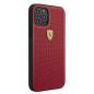 Preview: Ferrari Hardcase Schutzhülle On Track Perforiert für iPhone 12 Pro Max 6,7" rot